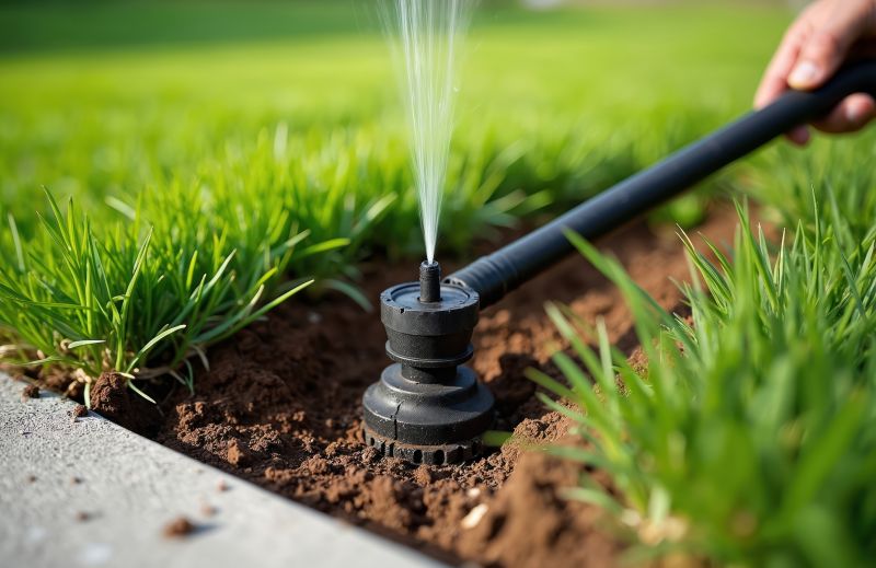Lawn Sprinkler Installation